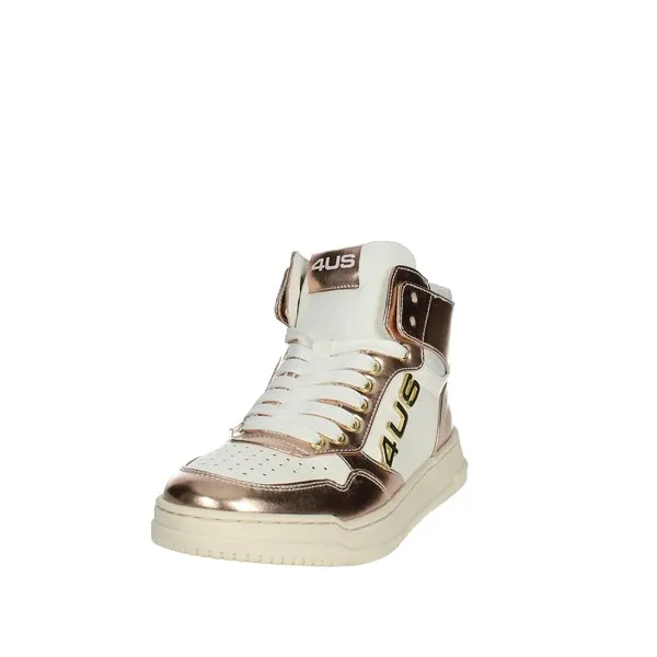 4US PACIOTTI  SNEAKERS ALTA 42521 BIANCO