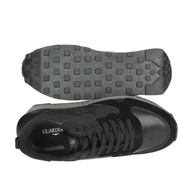 ALBERTO GUARDIANI  SNEAKERS BASSA AGM040103 NERO