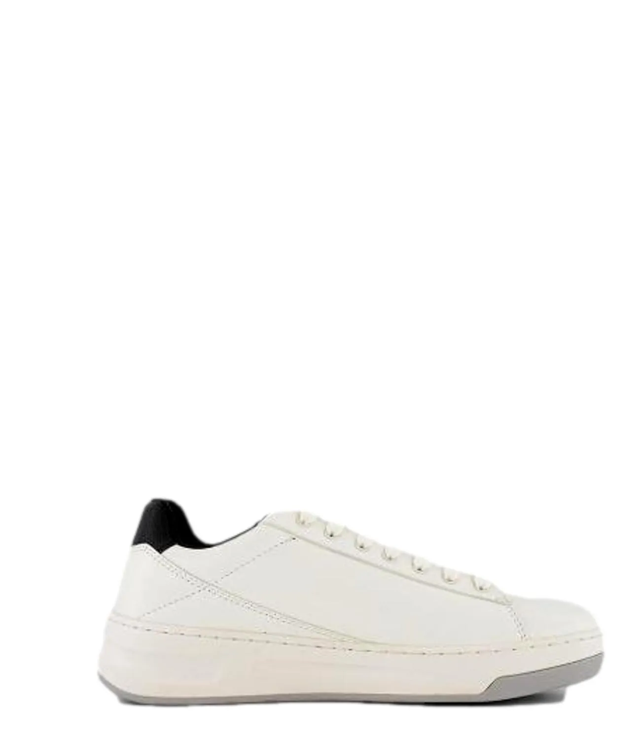 ARMANI EXCHANGE Sneakers Off white/black Uomo Leather sneakers