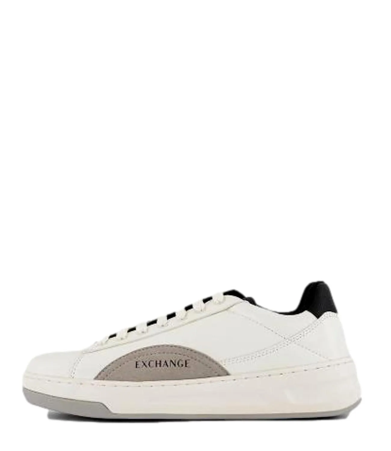 ARMANI EXCHANGE Sneakers Off white/black Uomo Leather sneakers