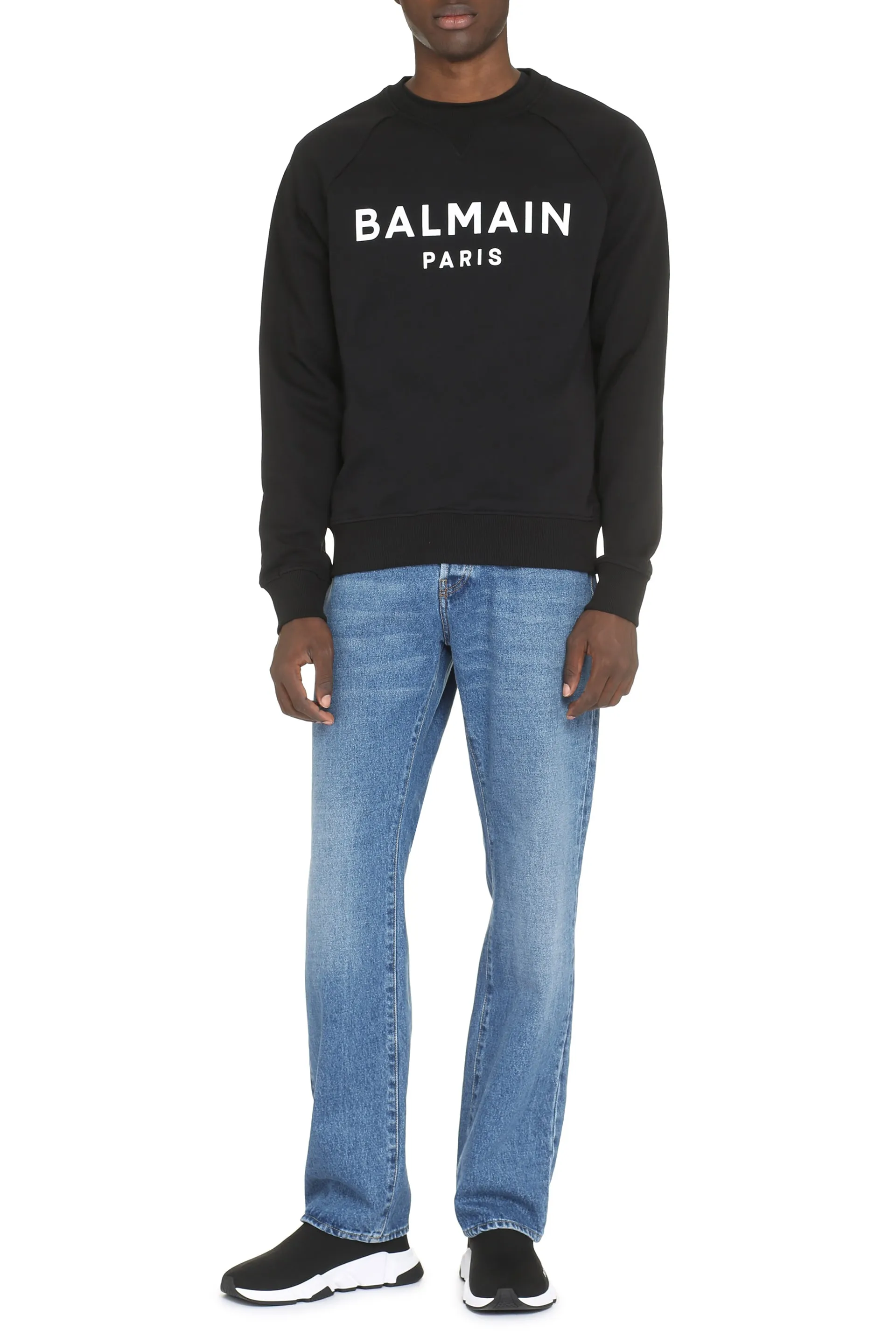 Balmain Felpa girocollo in cotone