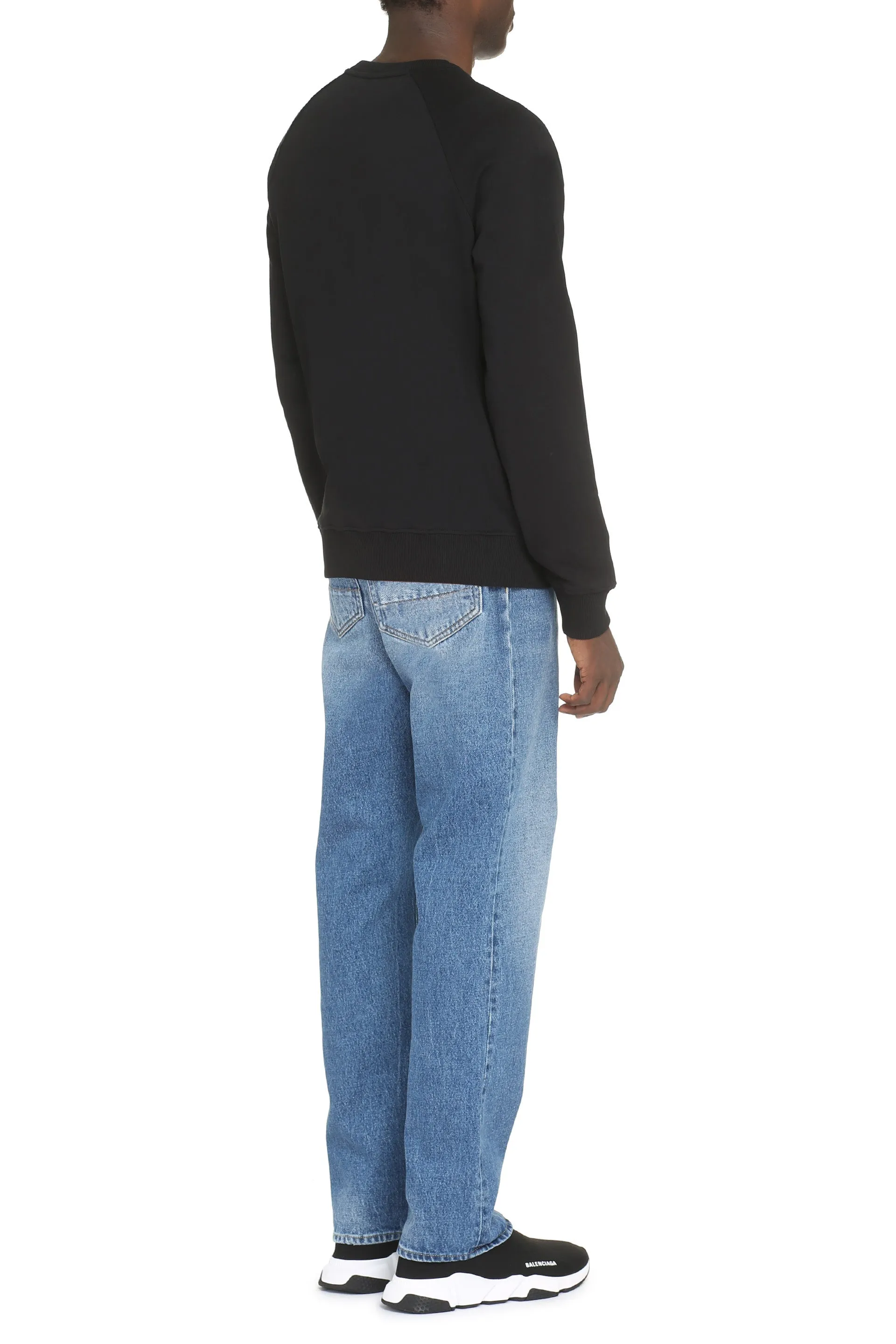 Balmain Felpa girocollo in cotone