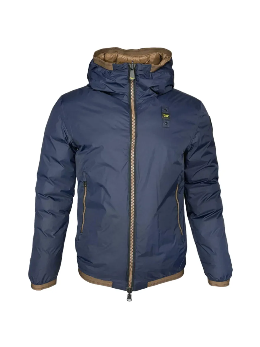 Blauer giubbino reversibile imbottito Donald blu