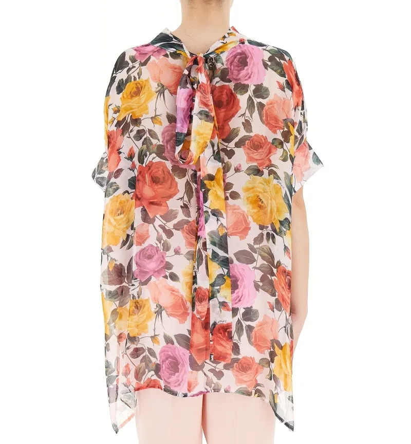 Blusa misto seta