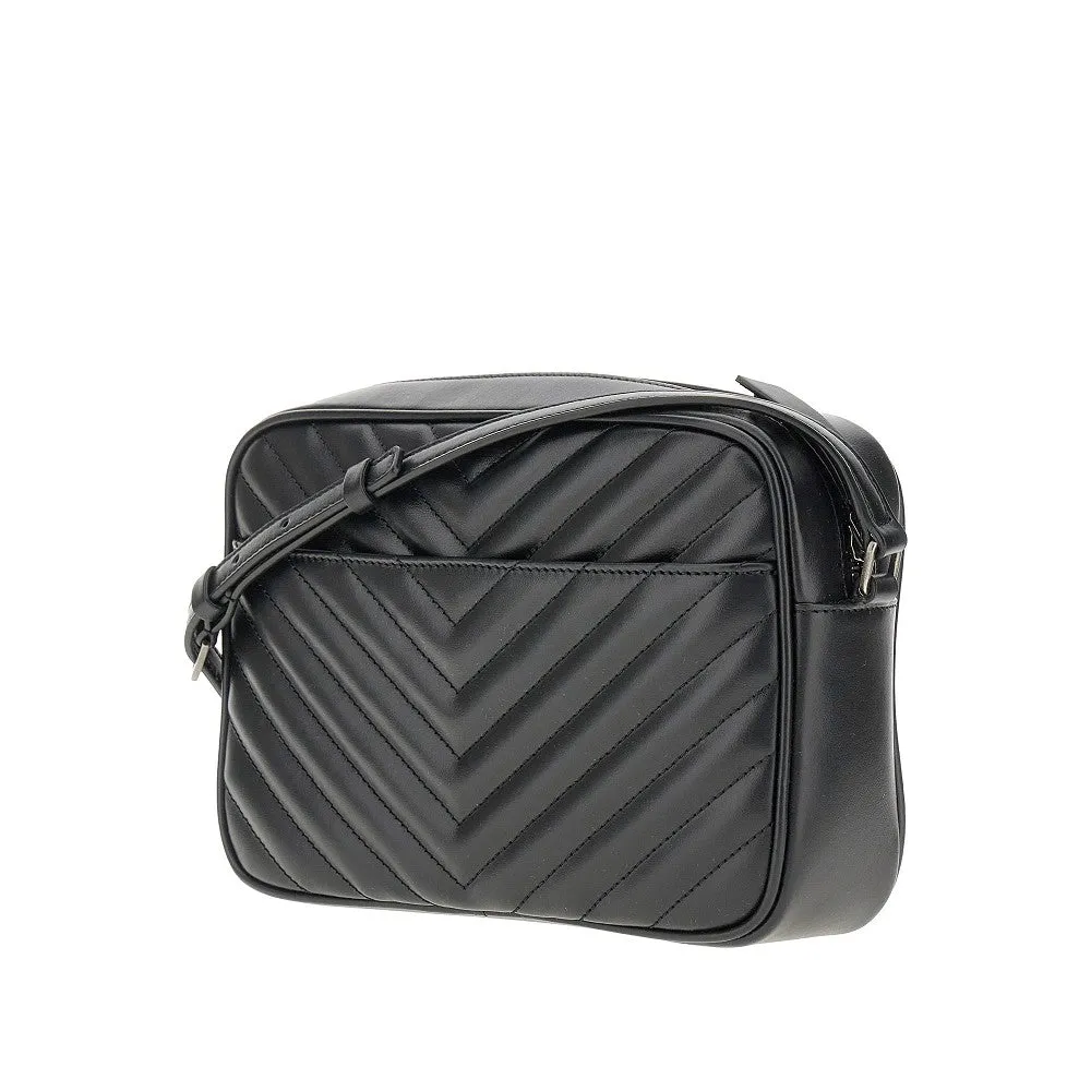 Borsa a tracolla 'Lou' in pelle trapuntata
