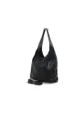 Borsa a tracolla Rebelle LEONIA DOLLARO in pelle nero