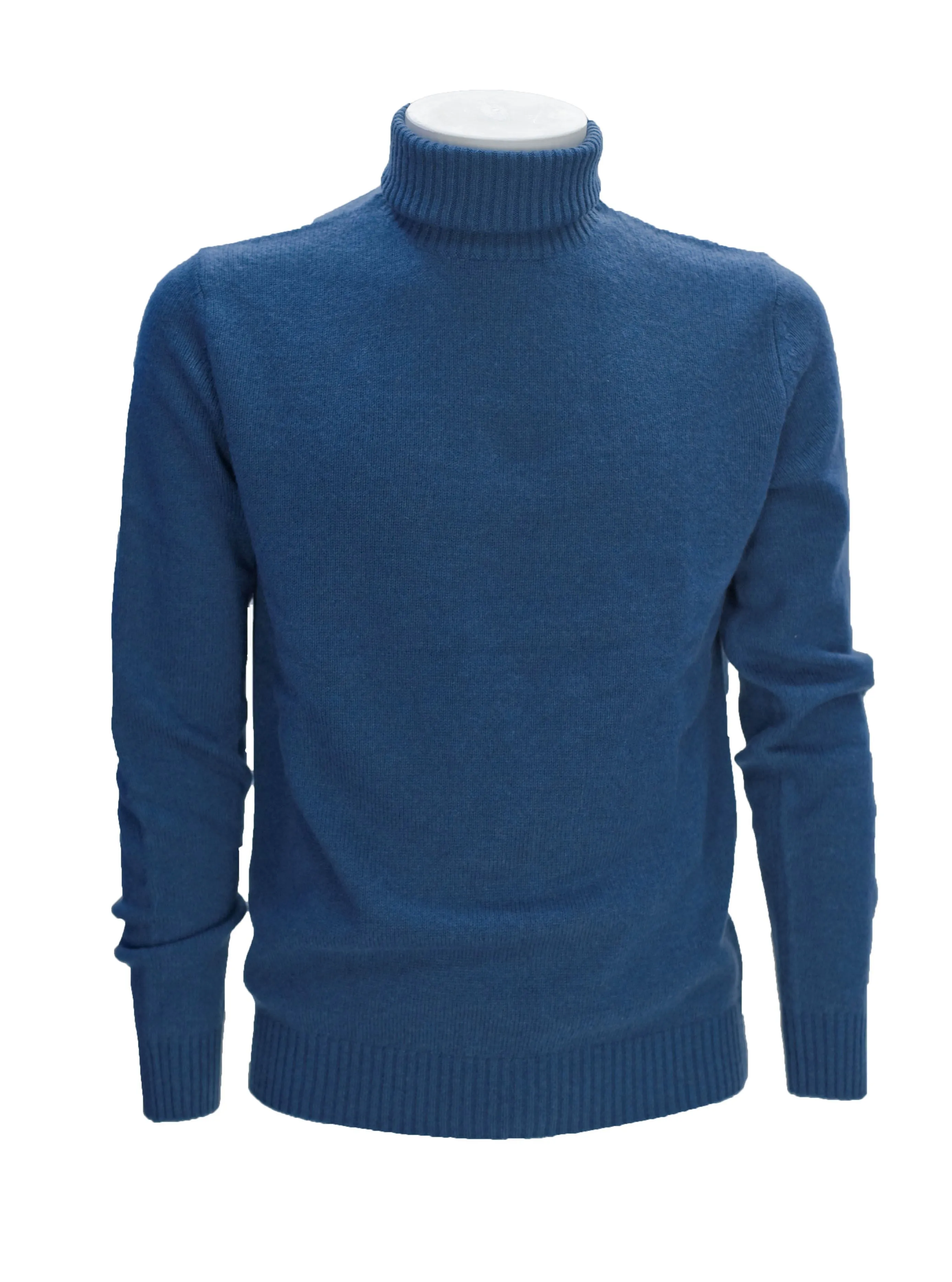 Bramante  Maglia collo alto Blu avion     