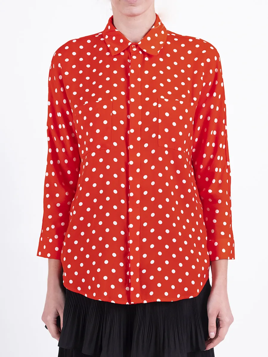 Camicia a pois