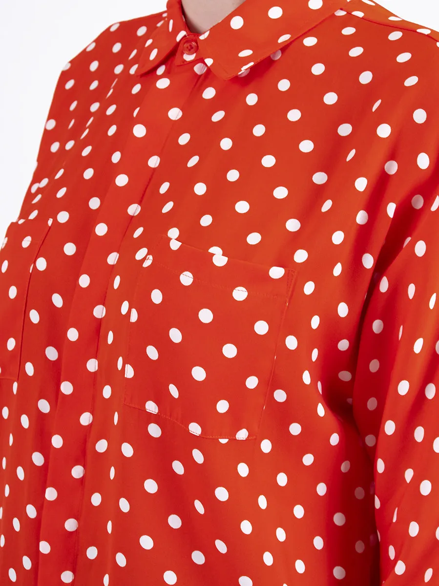 Camicia a pois