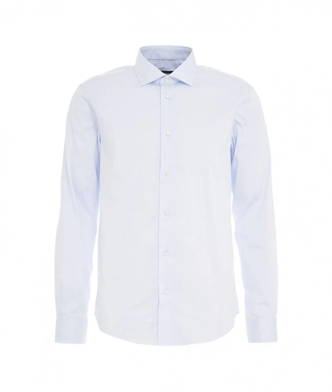 Camicia in cotone azzurro azzurro