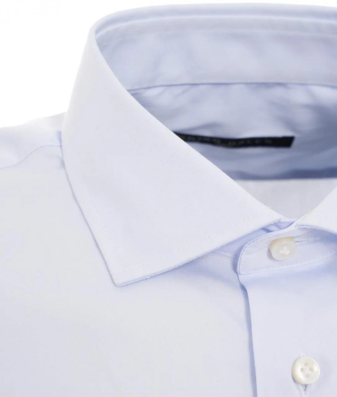 Camicia in cotone azzurro azzurro