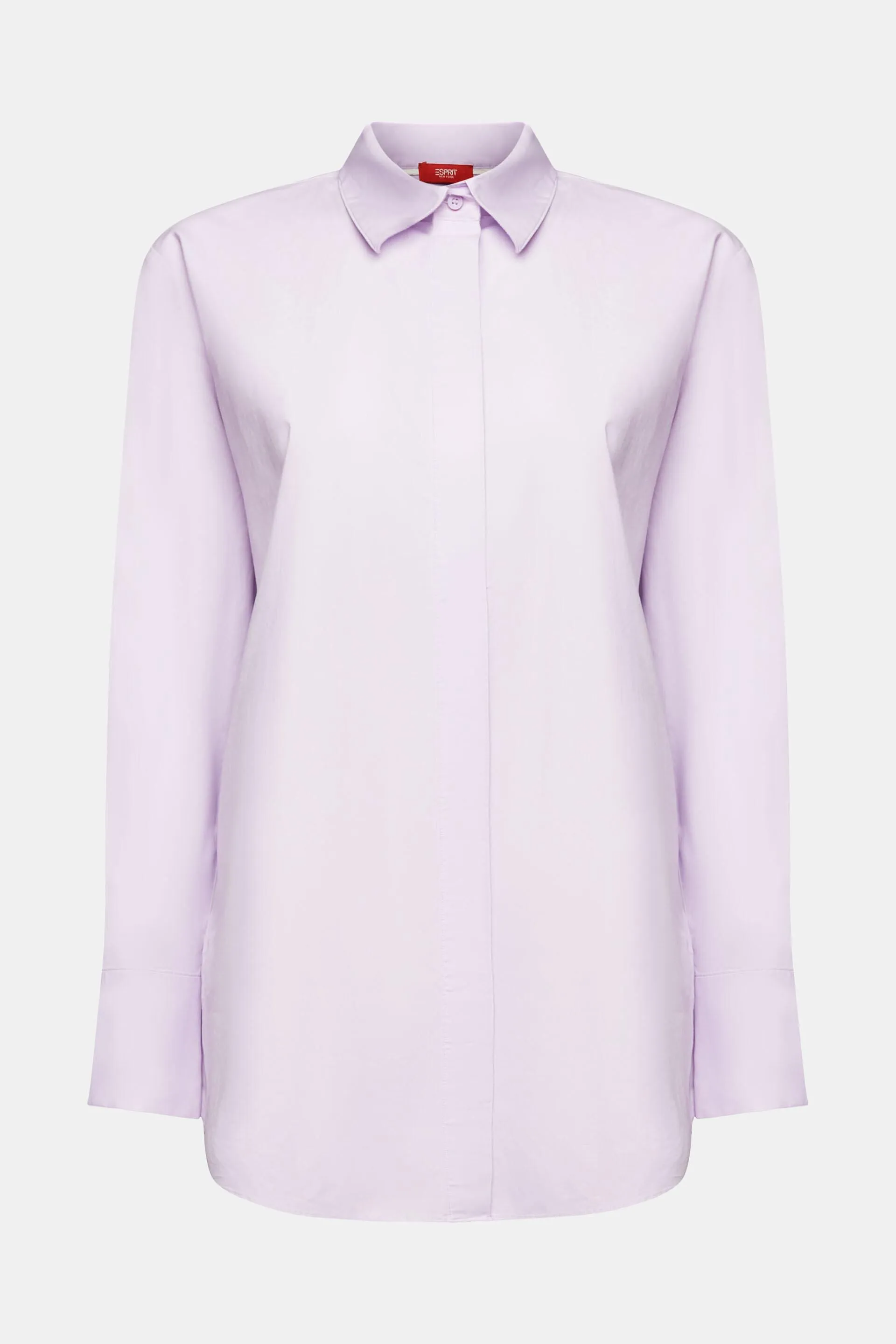 Camicia oversize in popeline di cotone