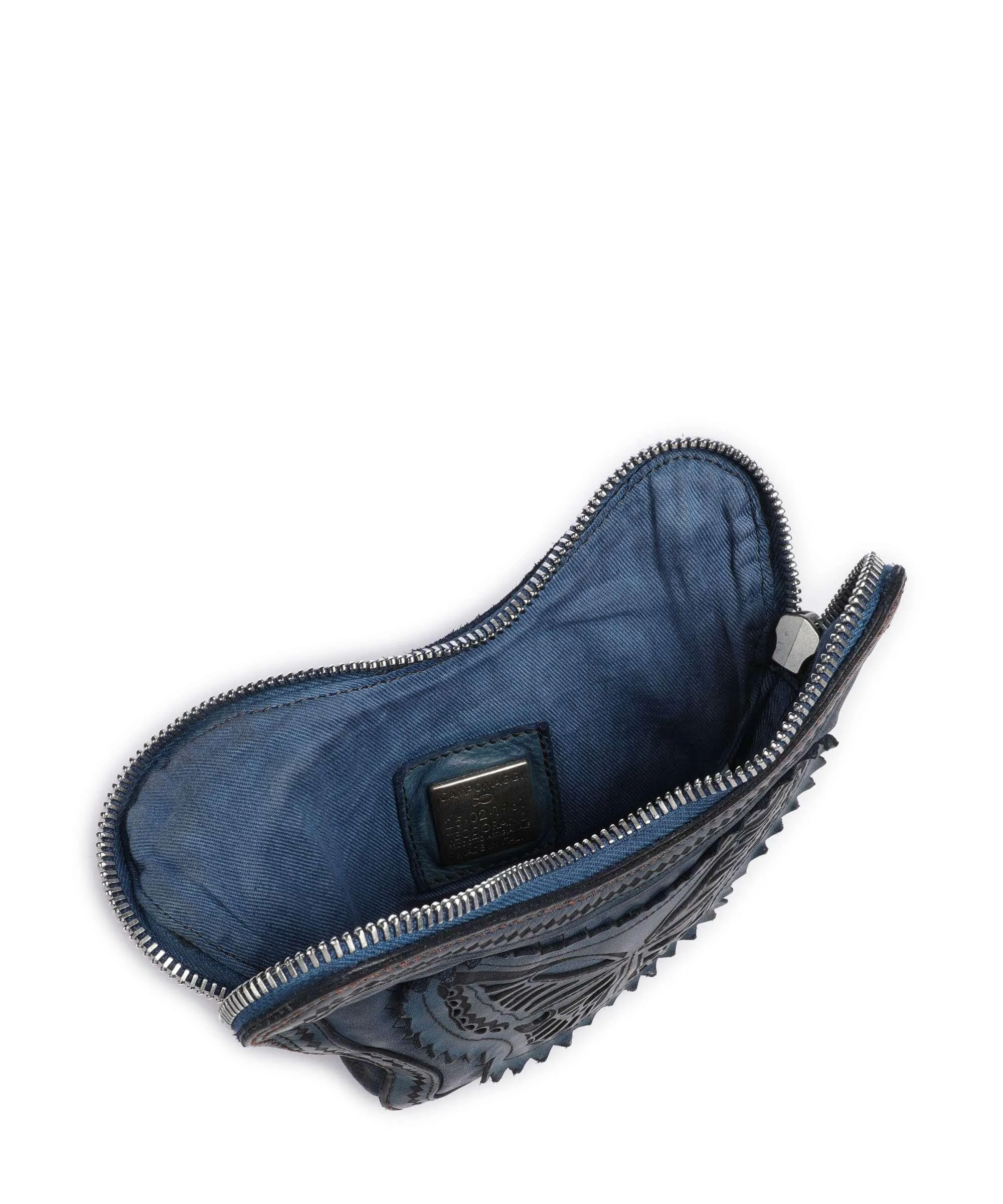 Campomaggi Borsa a tracolla pelle bovina blu scuro  