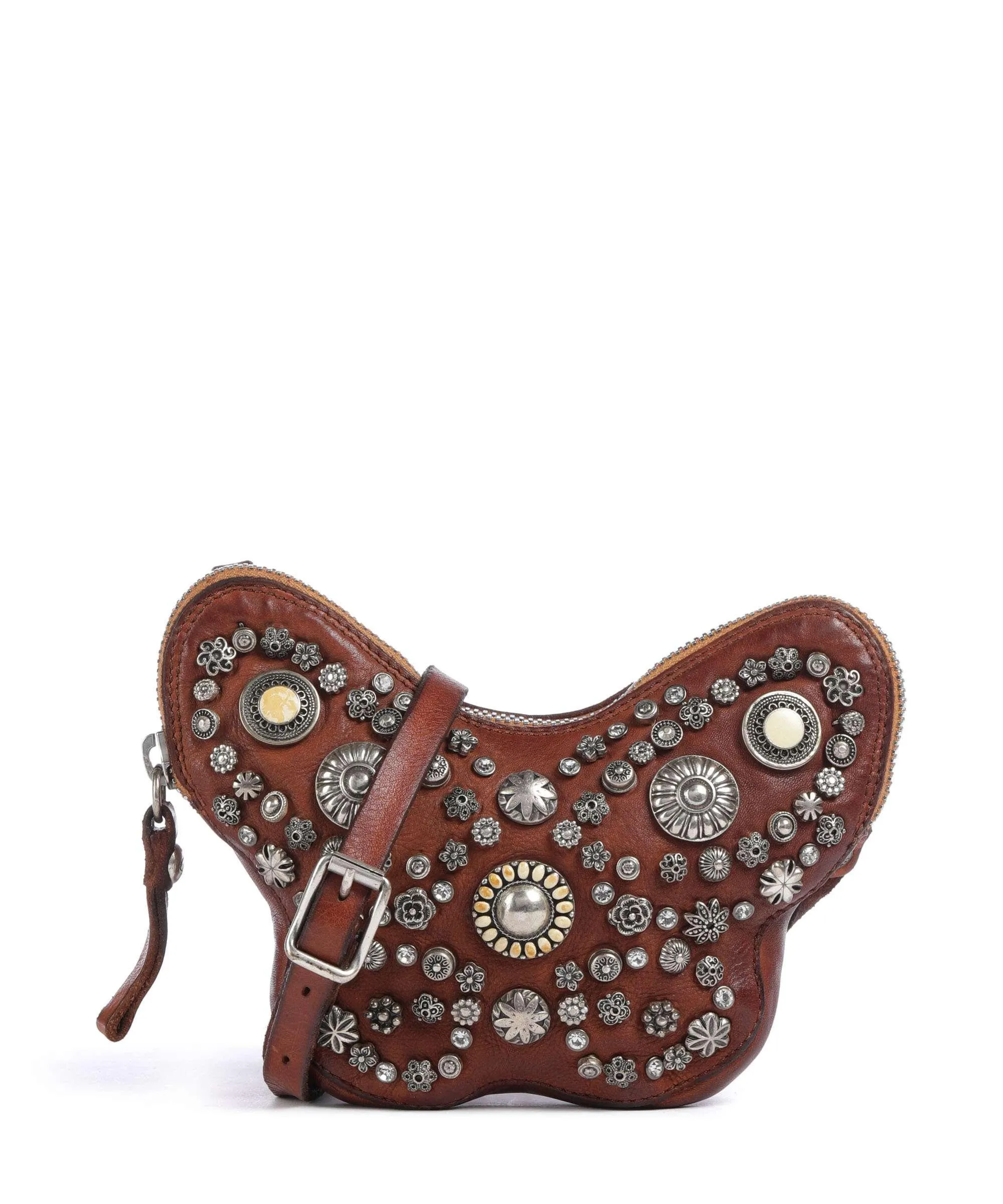  Campomaggi Borsa a tracolla pelle bovina cognac  
