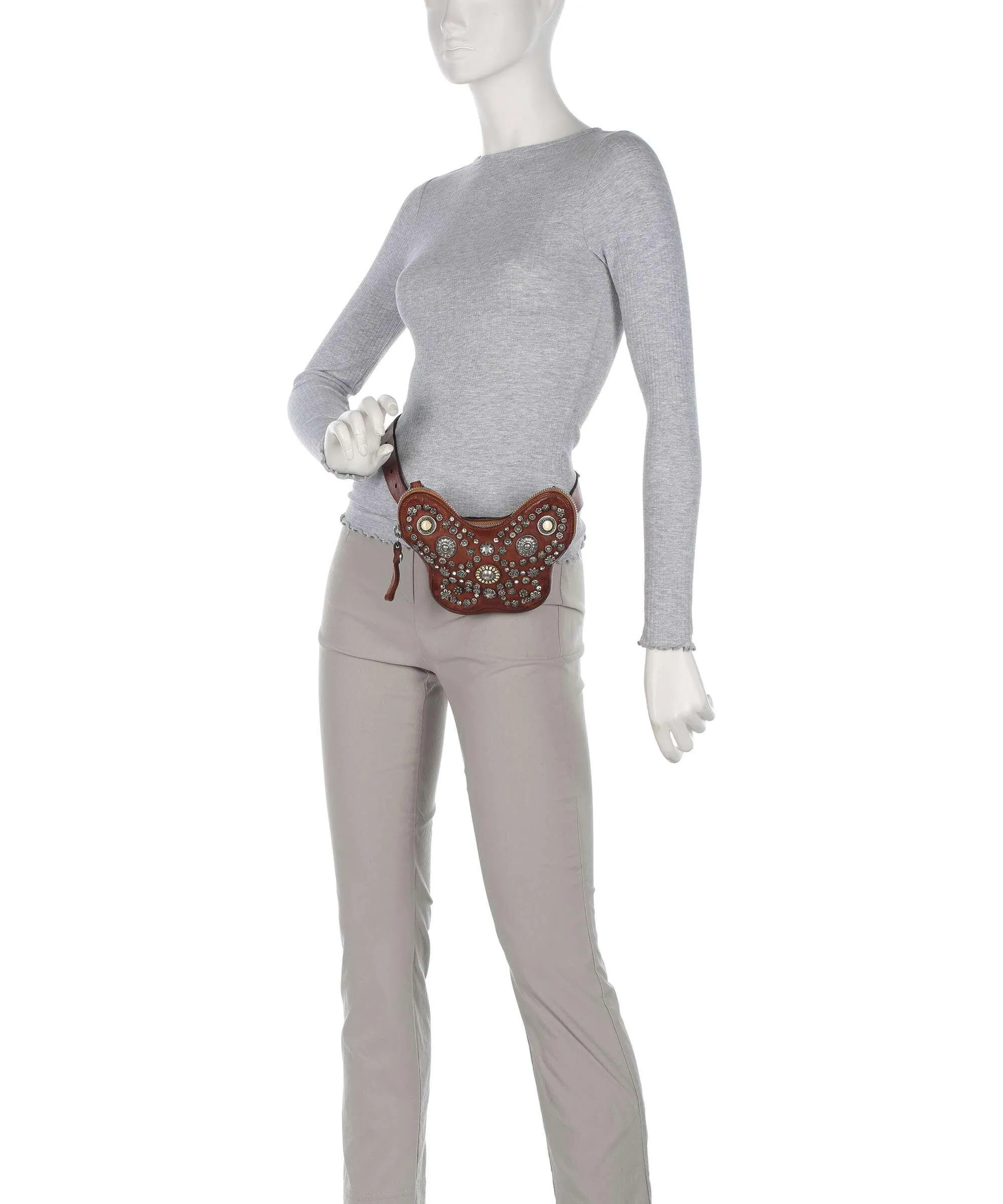 Campomaggi Borsa a tracolla pelle bovina cognac  