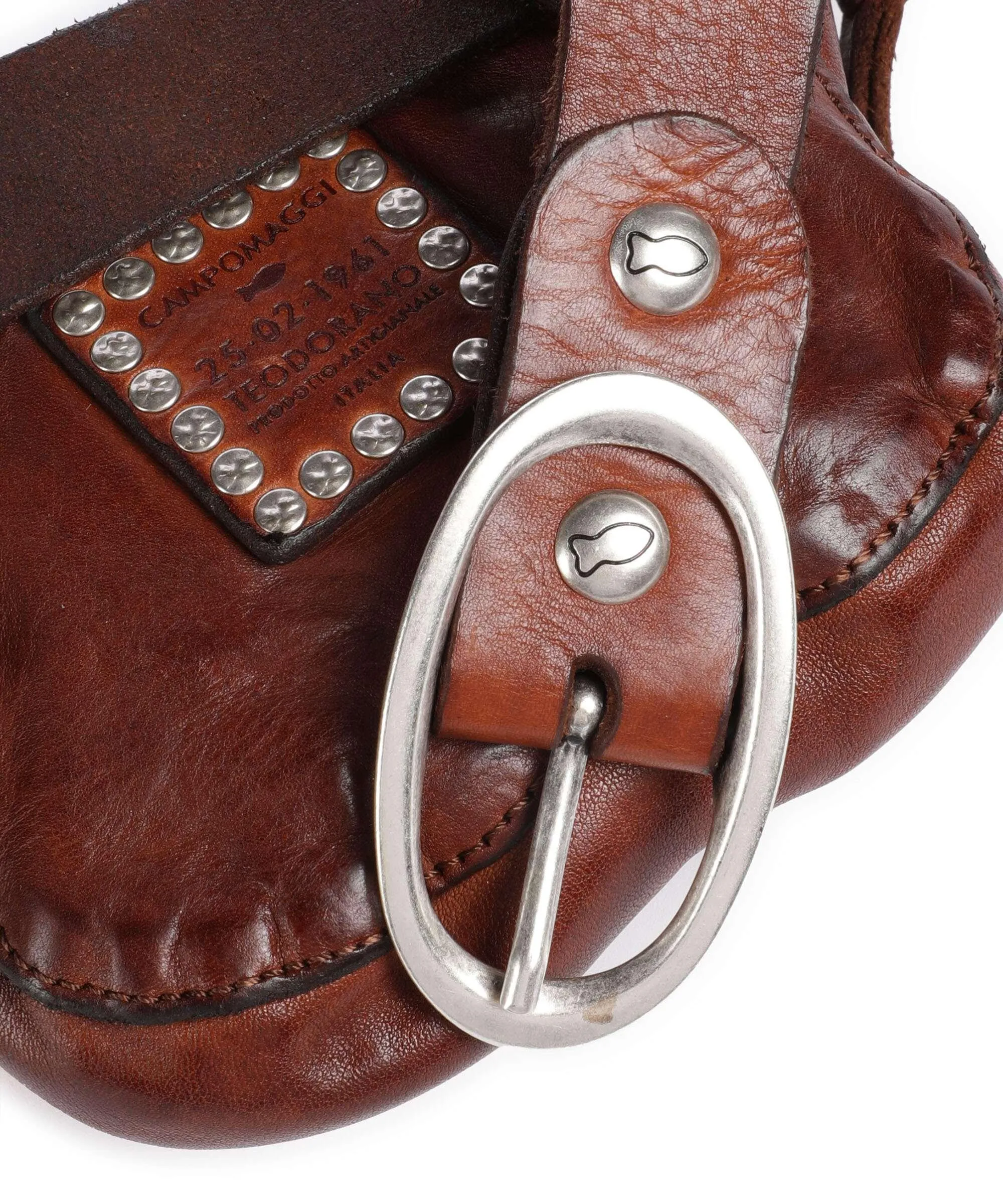  Campomaggi Borsa a tracolla pelle bovina cognac  