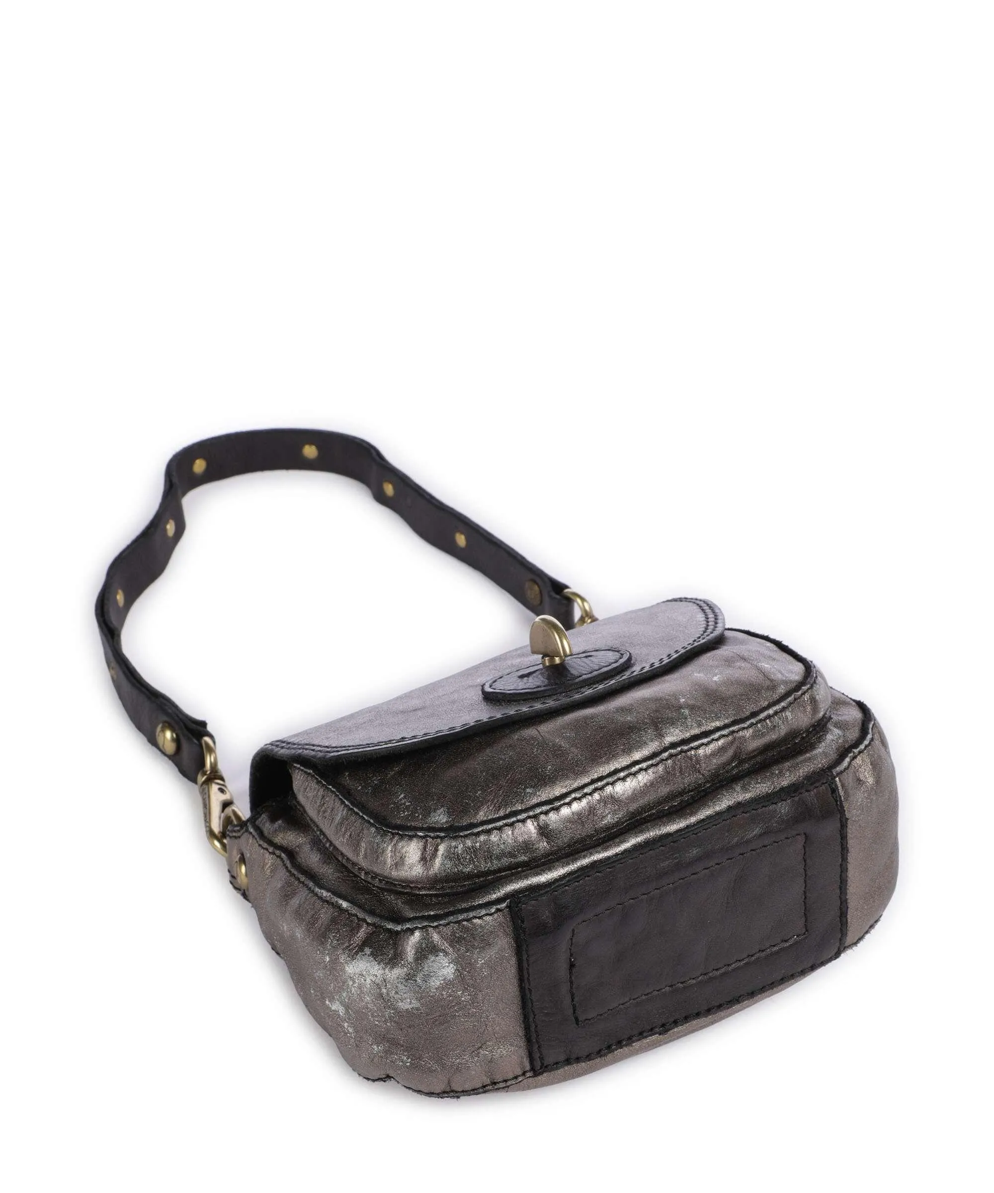  Campomaggi Borsa a tracolla pelle bovina grigio  