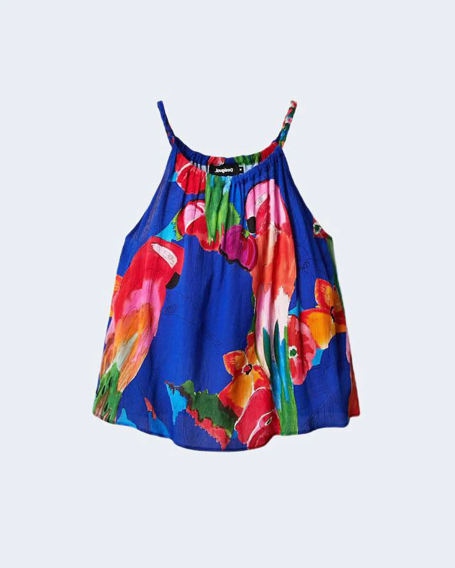 Canotta Desigual blus rodas Azzurro