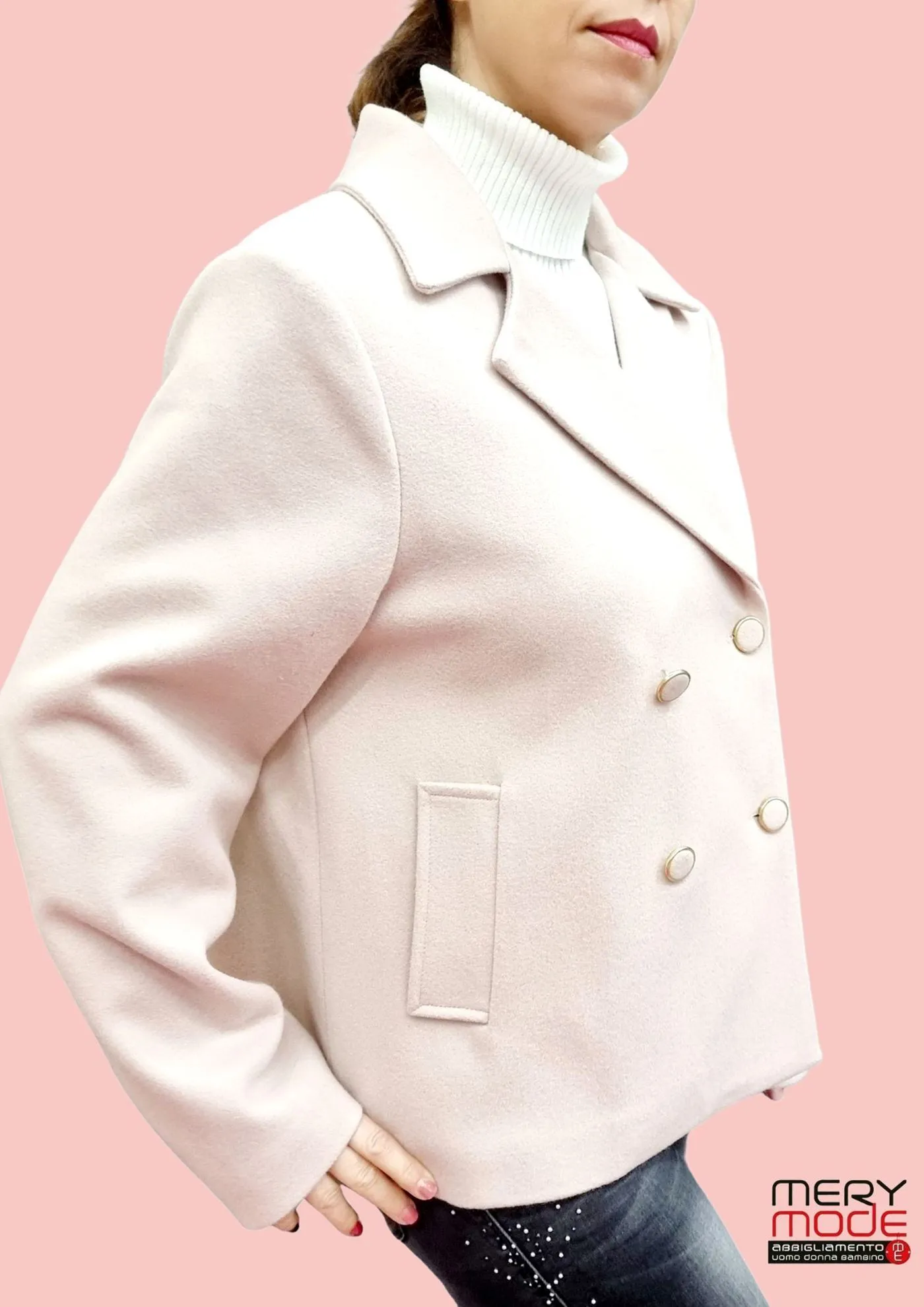 Cappotto corto donna EXSY: 041373