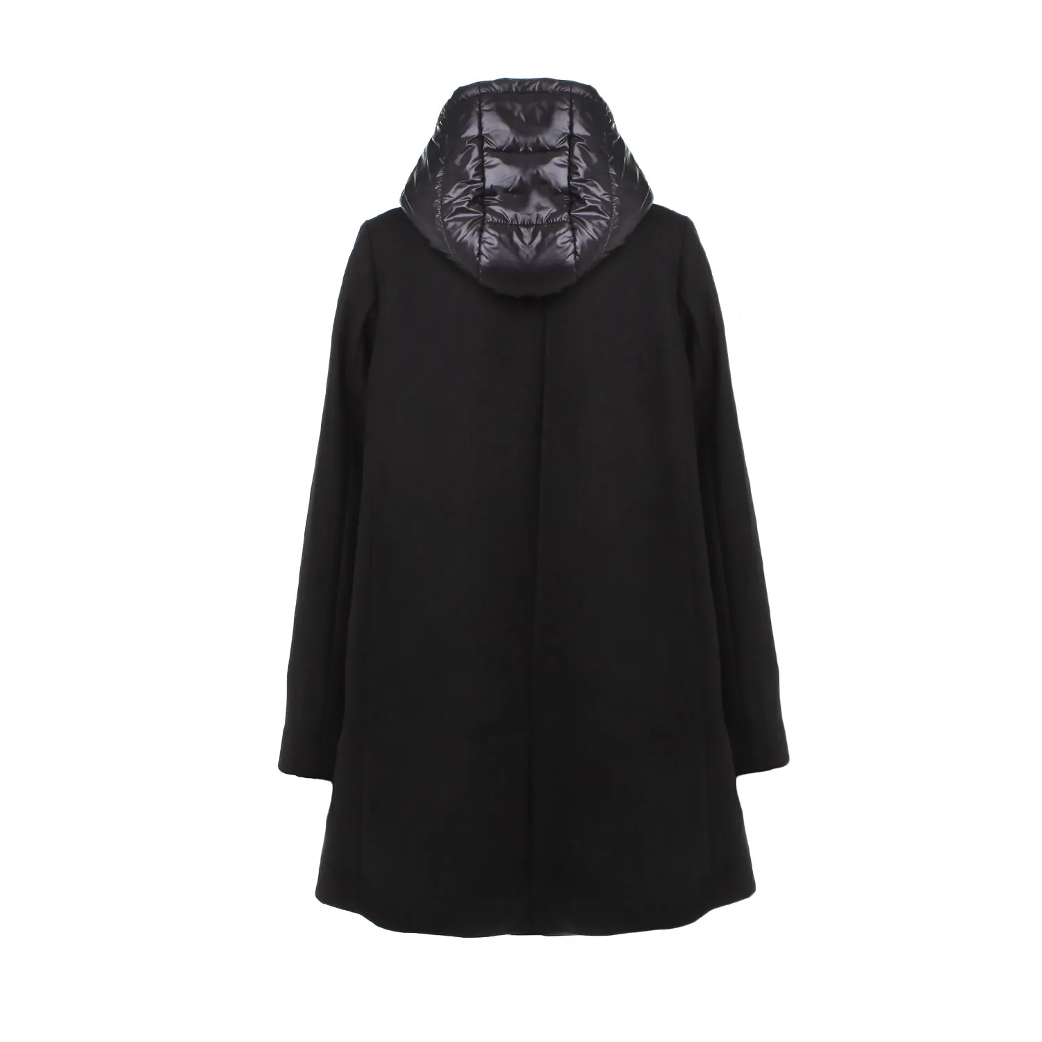 Cappotto Nero Con Gilet Bambina E Teenager