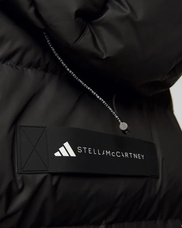 Cappotto nero da donna Adidas by Stella McCartney Puffa