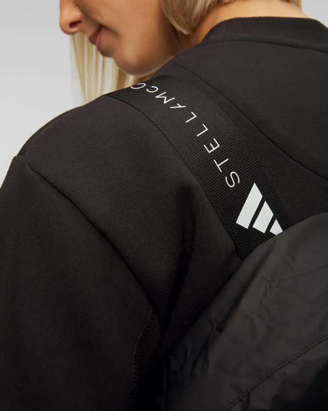 Cappotto nero da donna Adidas by Stella McCartney Puffa