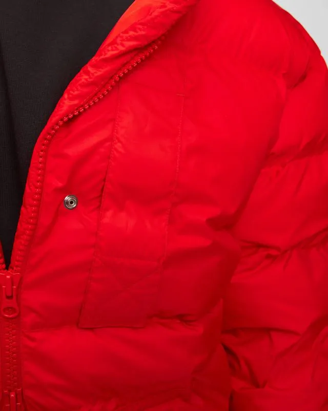 Cappotto rosso da donna Adidas by Stella McCartney Puffa
