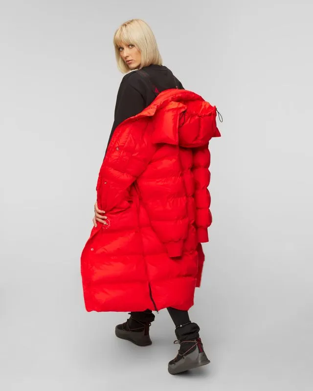 Cappotto rosso da donna Adidas by Stella McCartney Puffa