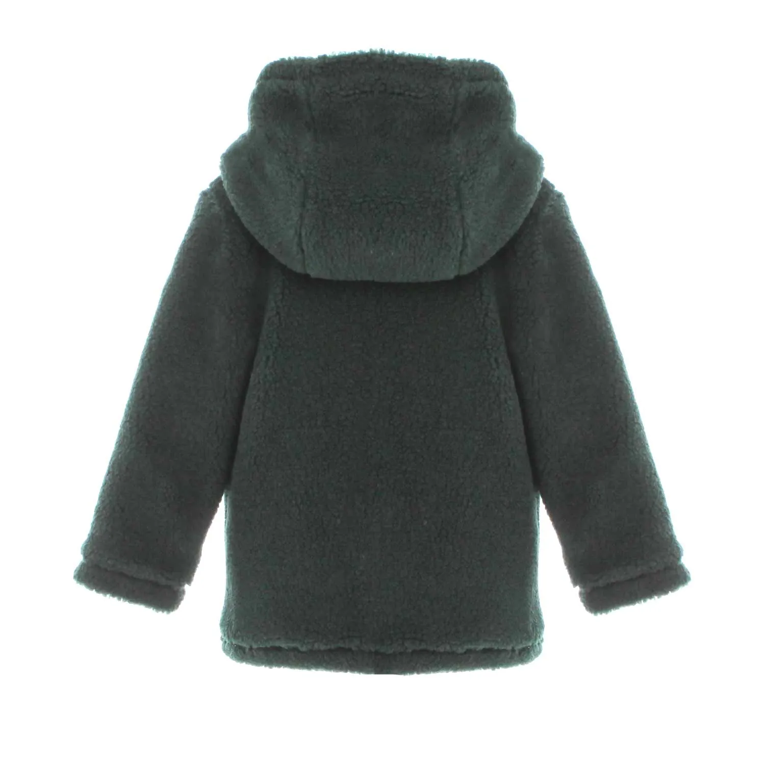 Cappotto Sherpa Verde E Senape Bambino