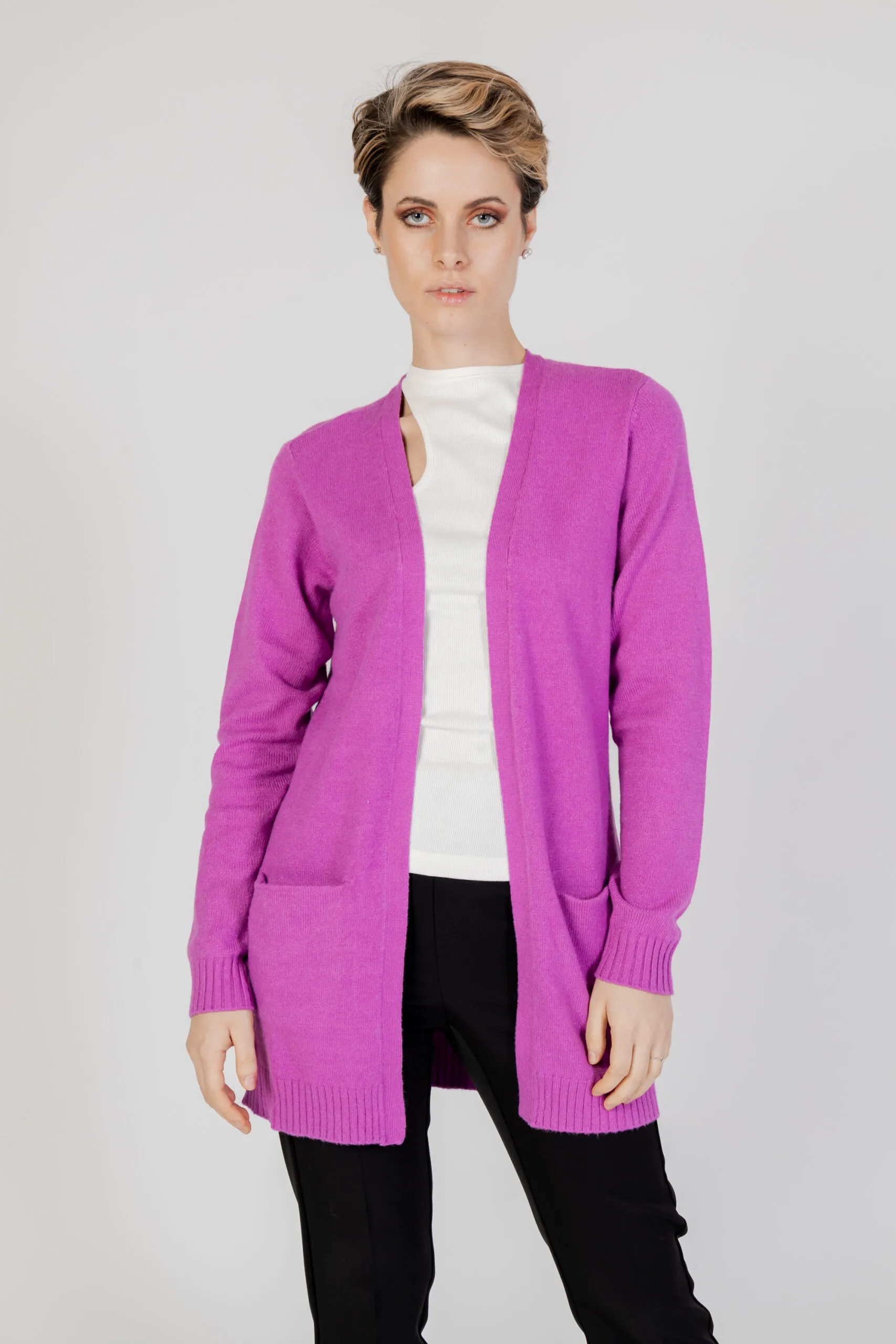 Cardigan Vila Clothes VIRIL L/S OPEN COLOR Rosa