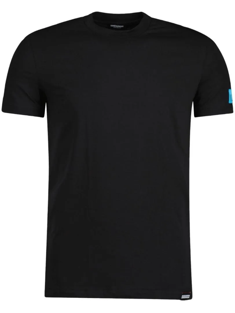 D9M204480 BASIC T-SHIRT Nero Azzurro