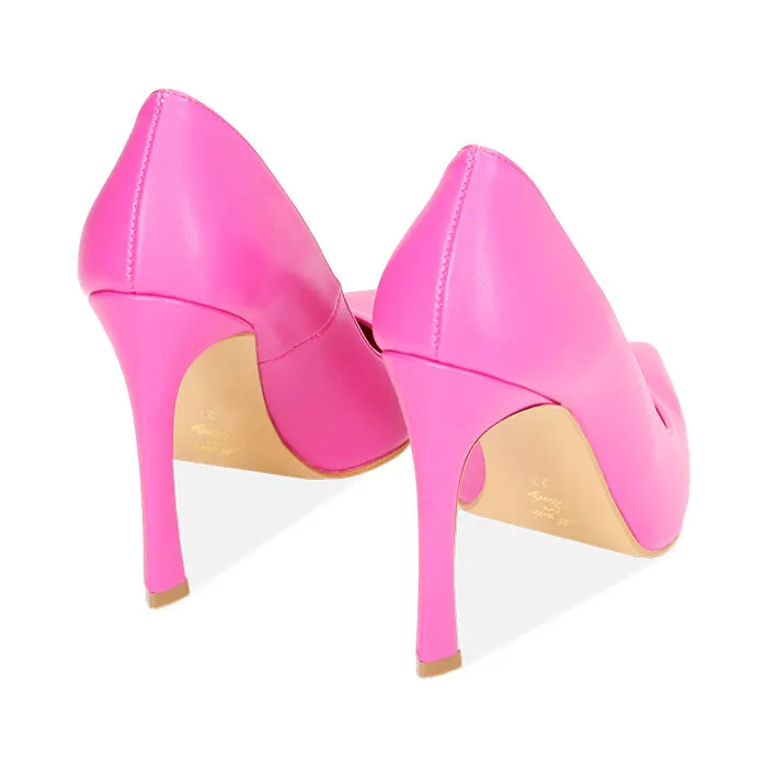 Décolleté fucsia, tacco 11 cm