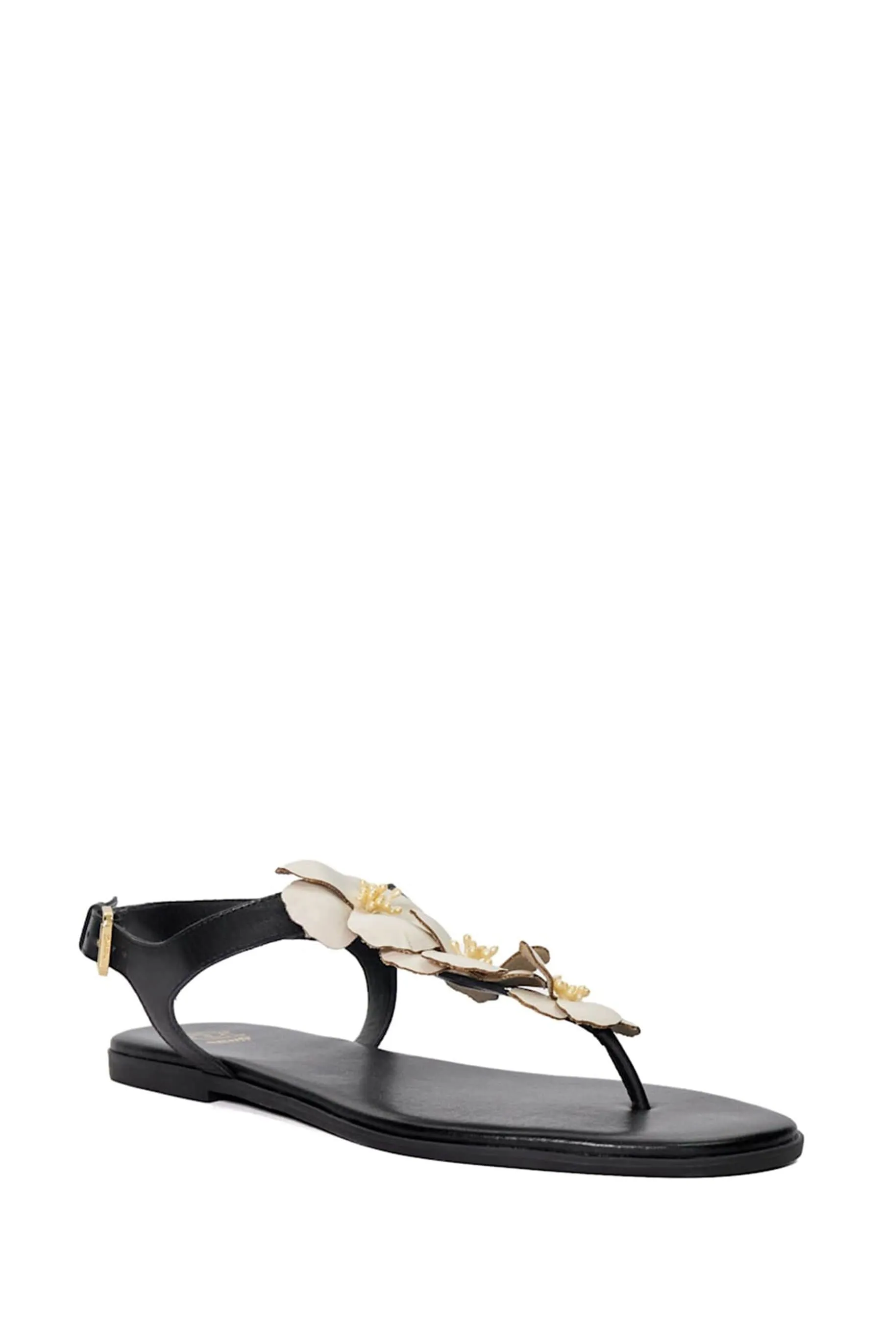 Dune London - Linaria - Sandali infradito con fiori