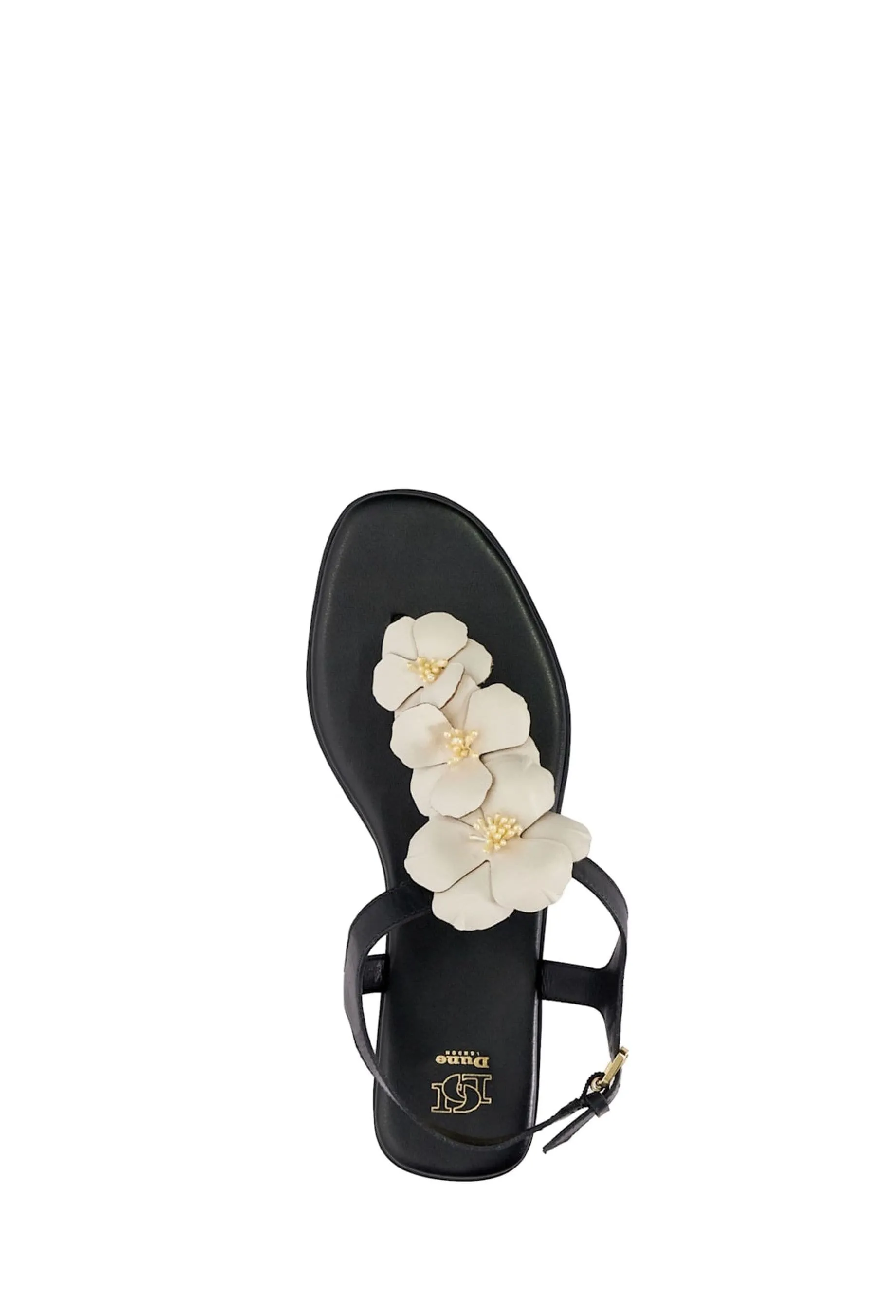 Dune London - Linaria - Sandali infradito con fiori