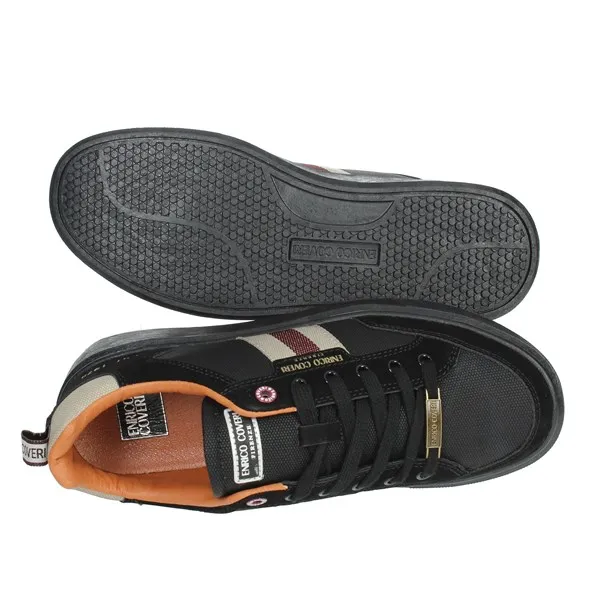 ENRICO COVERI  SNEAKERS BASSA ECM324265 NERO