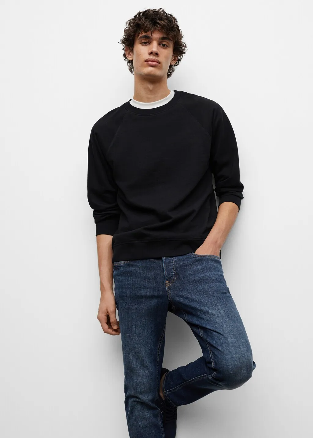 Felpa basic di cotone