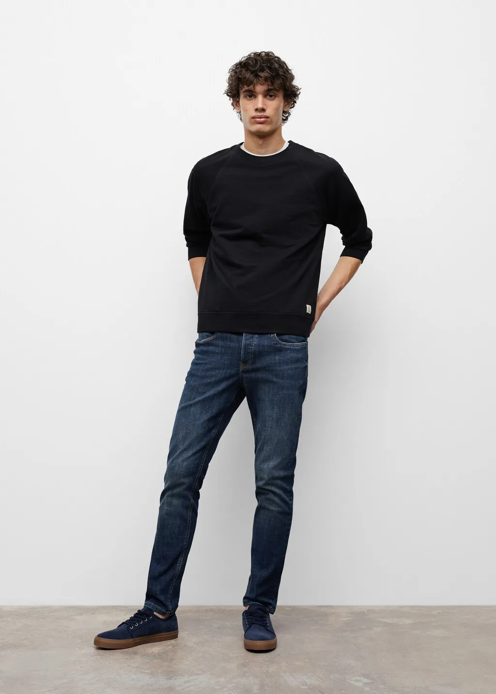 Felpa basic di cotone