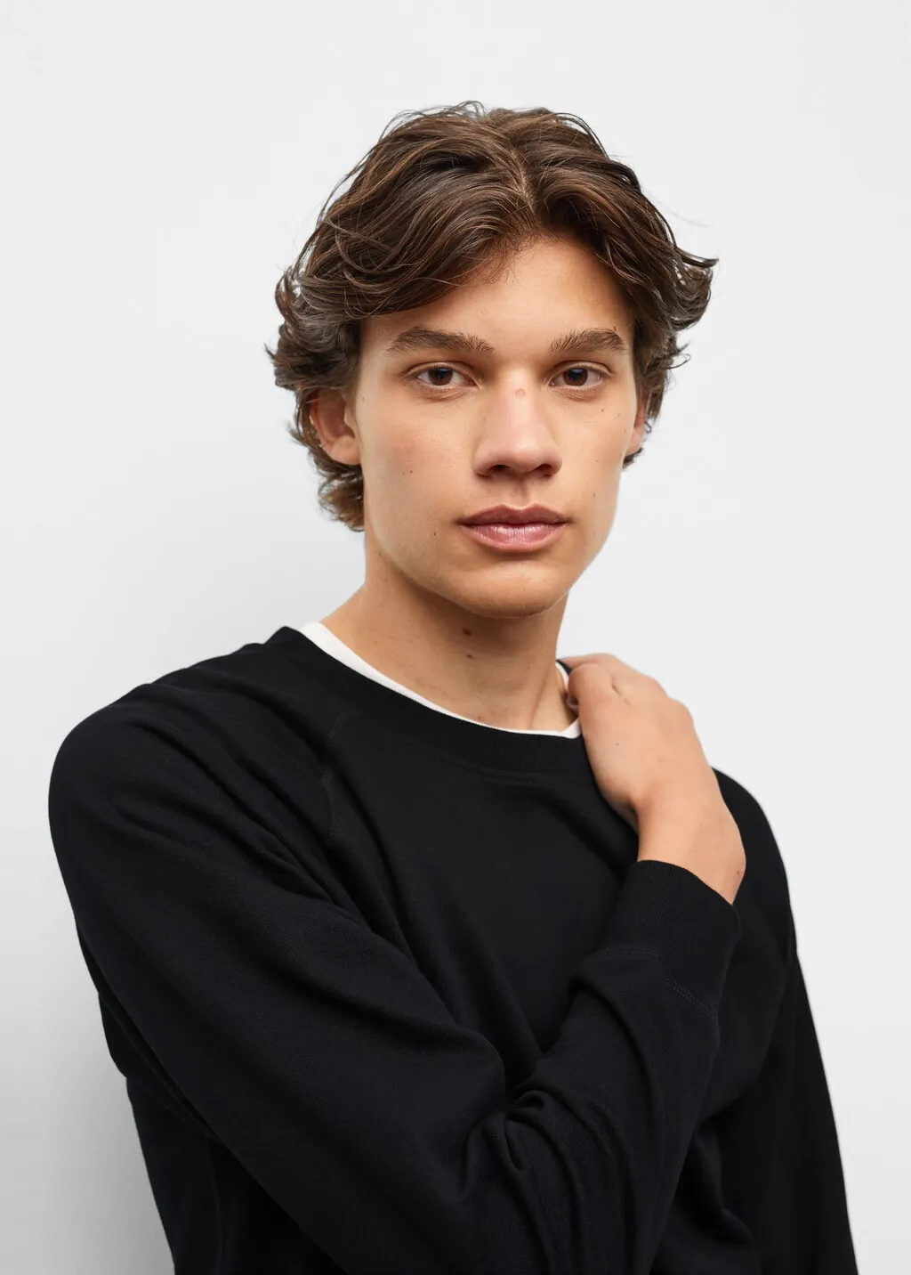 Felpa basic di cotone