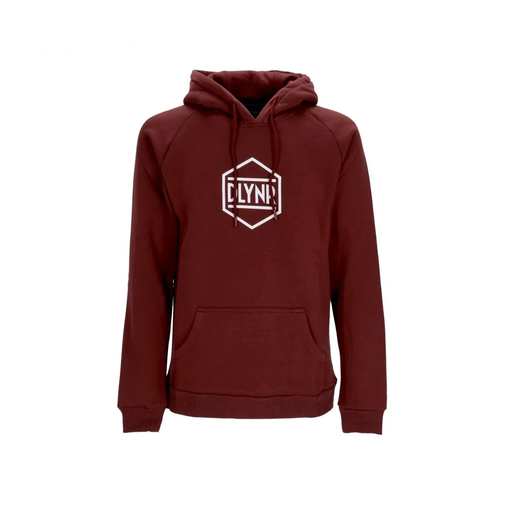 felpa cappuccio uomo logo hoodie BORDEAUX