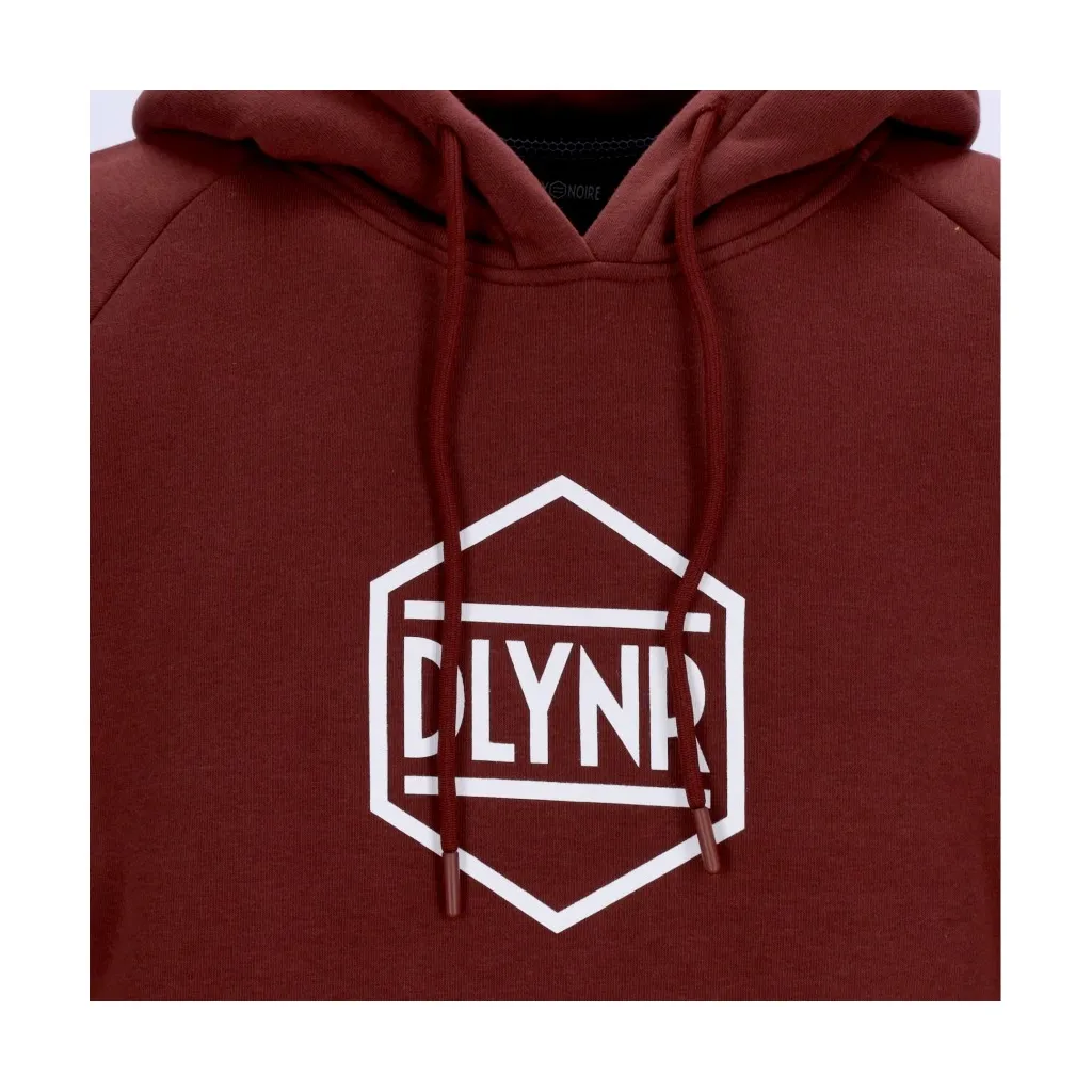 felpa cappuccio uomo logo hoodie BORDEAUX