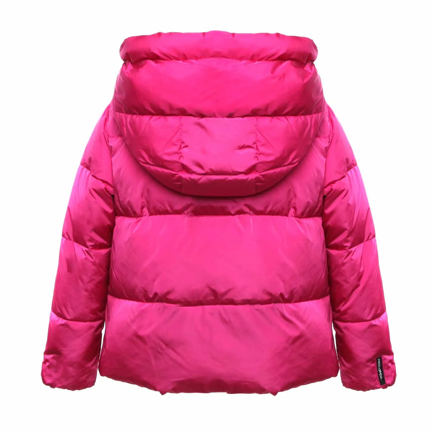 Giubbino Trapuntato Magenta Fluo Bambina E Teen
