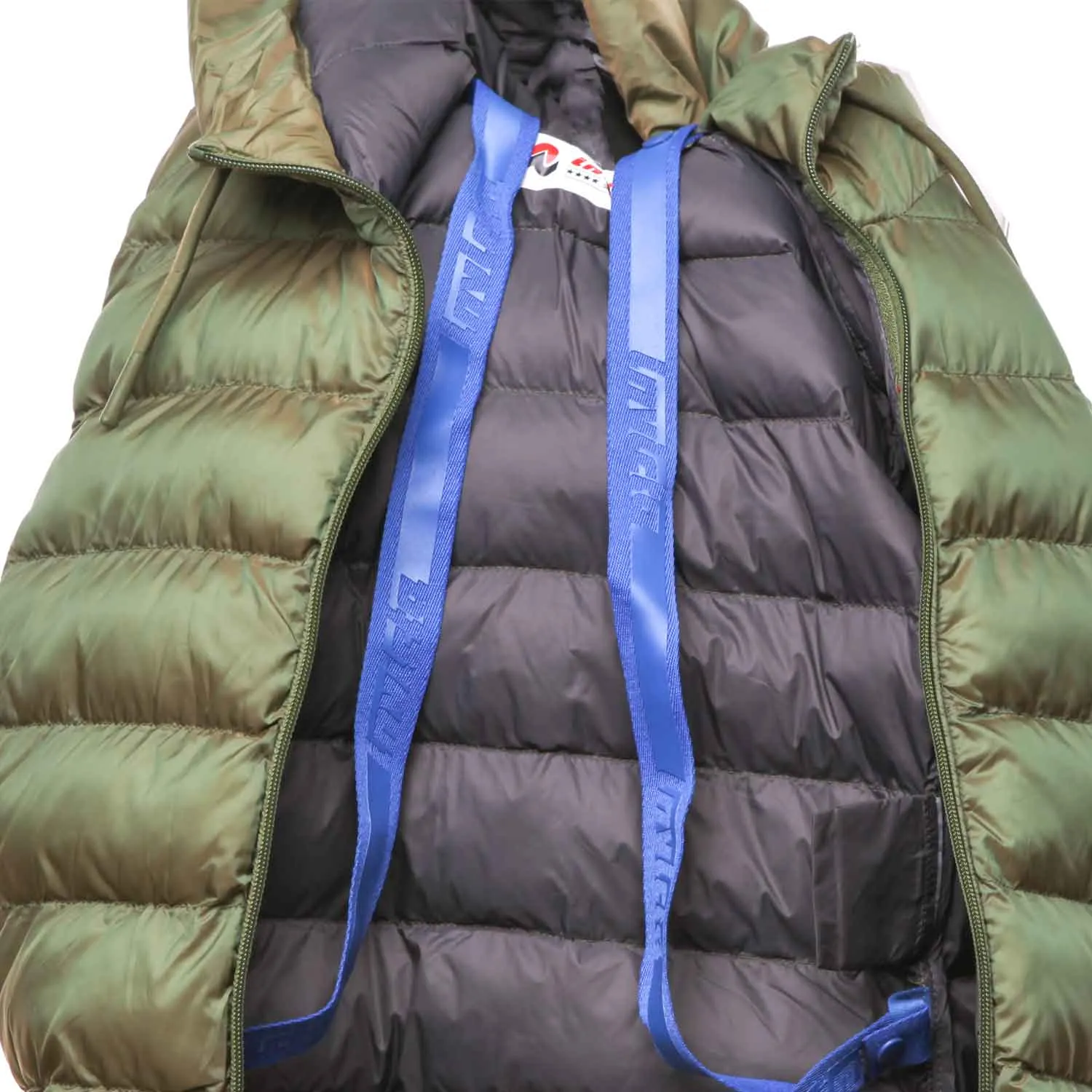 Giubbino Trapuntato Verde Cangiante Unisex