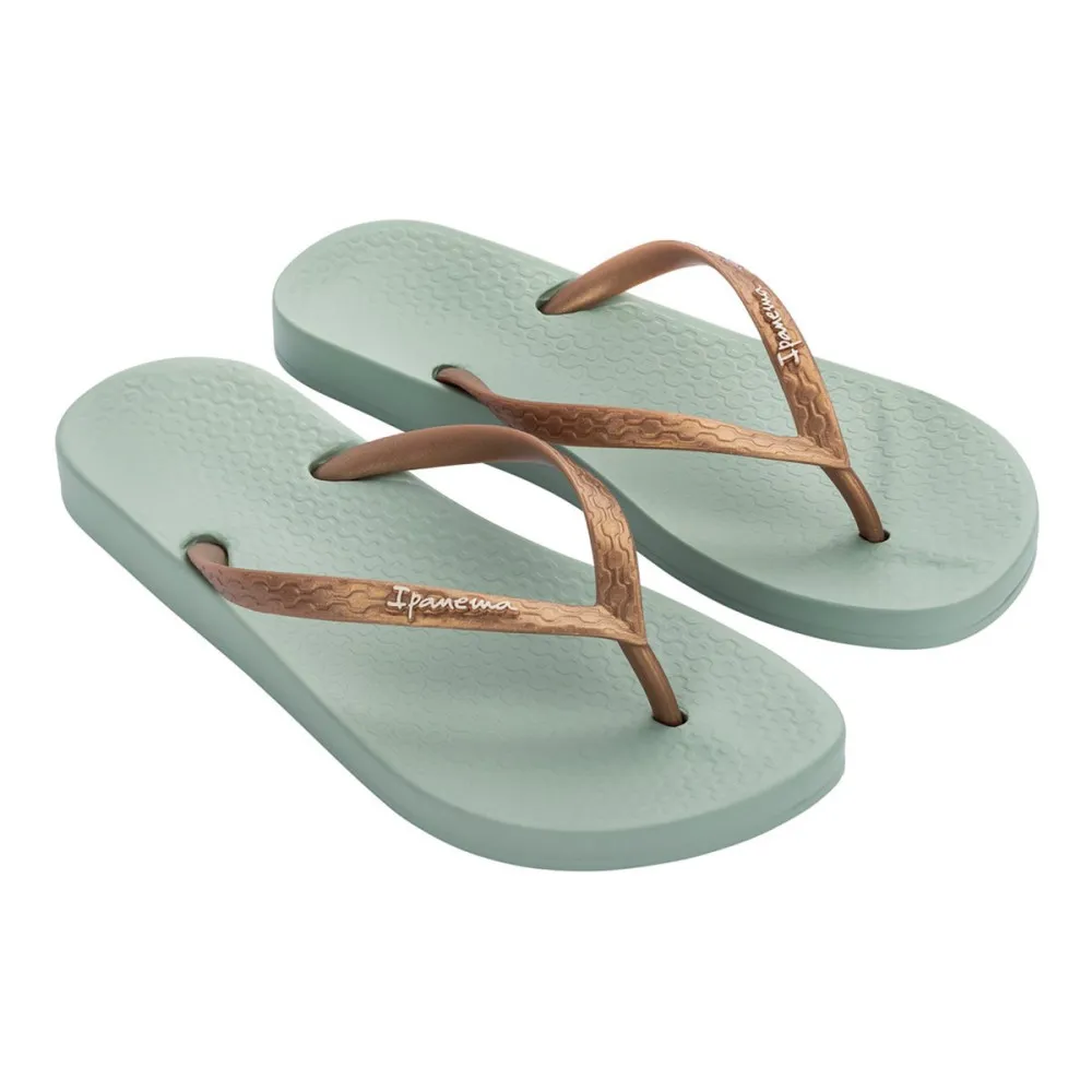 INFRADITO IPANEMA ANATOMICA TAN VERDE ORO Donna 81030-AG185