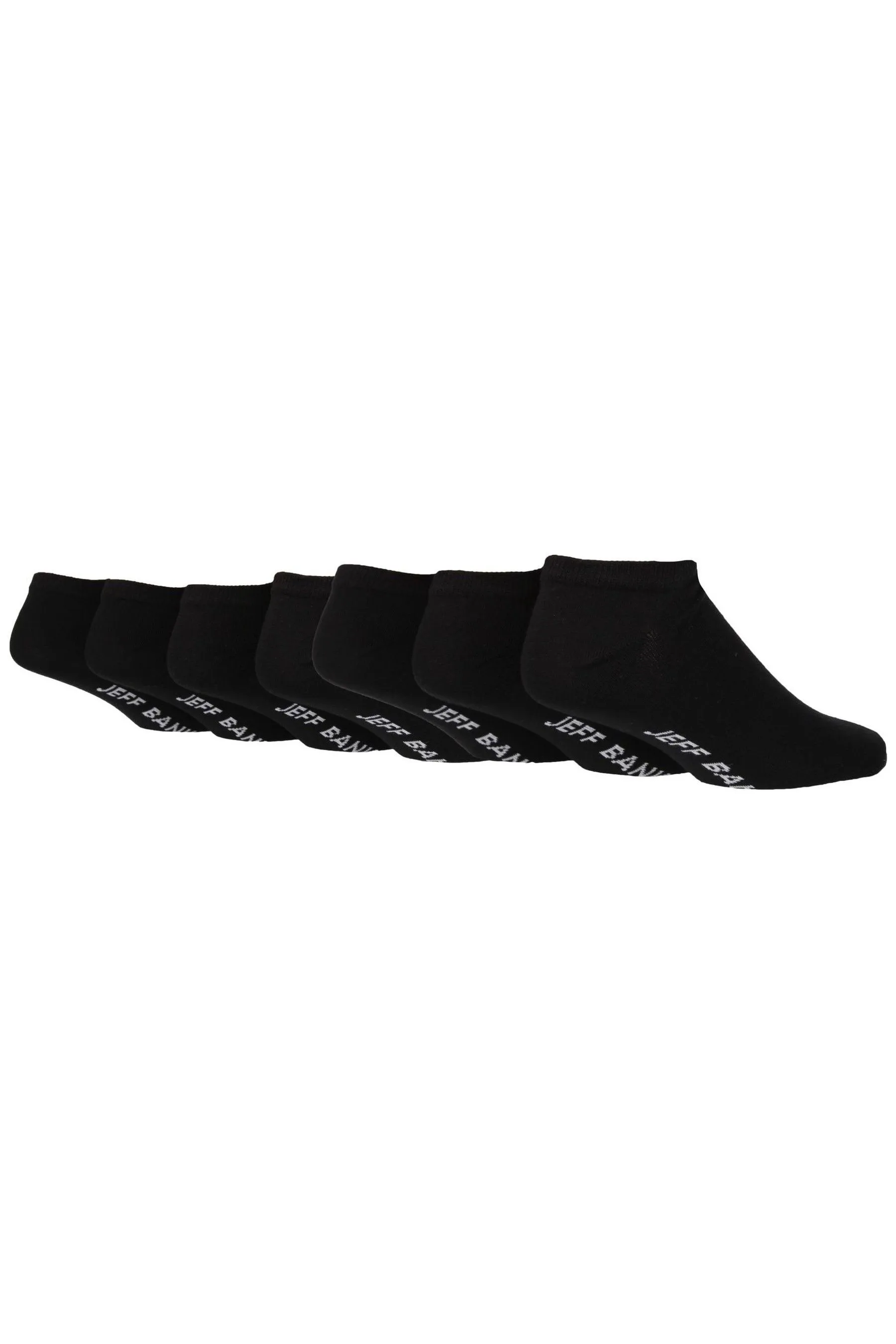 Jeff Banks - Scarpe da ginnastica classiche Calzini 7 Confezione