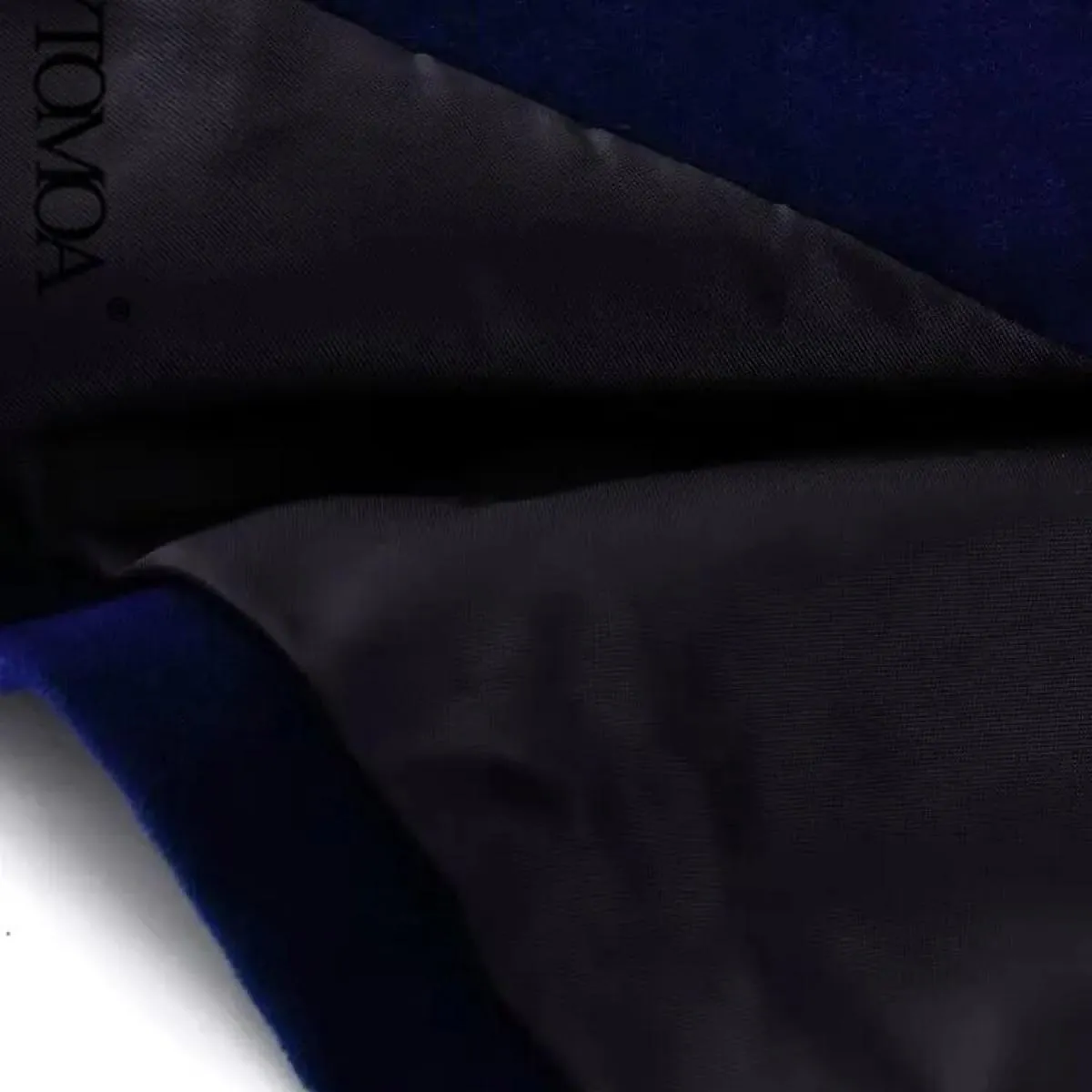 Kpytomoa Cappotto blazer in velluto aderente con bottoni sul davanti moda donna Cappotto vintage a maniche lunghe con patta Capi