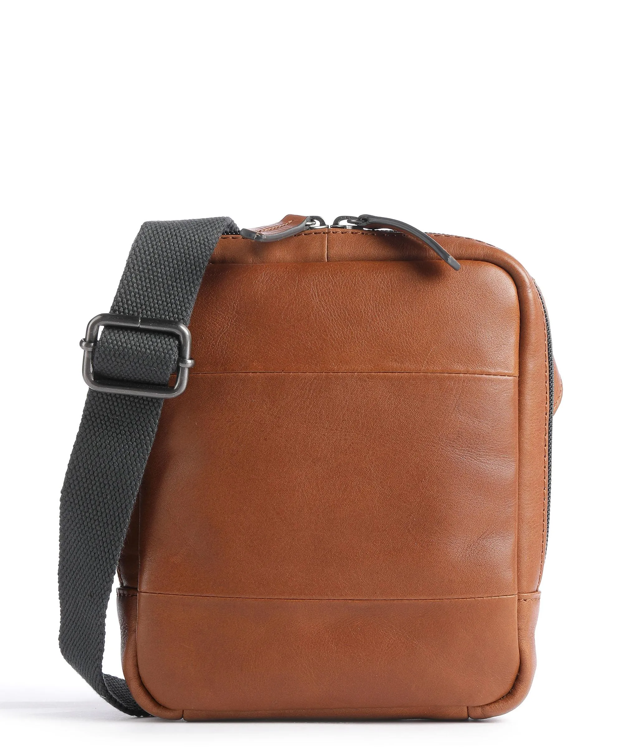  Leonhard Heyden Hamburg XS Borsa a tracolla pelle di vacchetta finemente grana cognac  