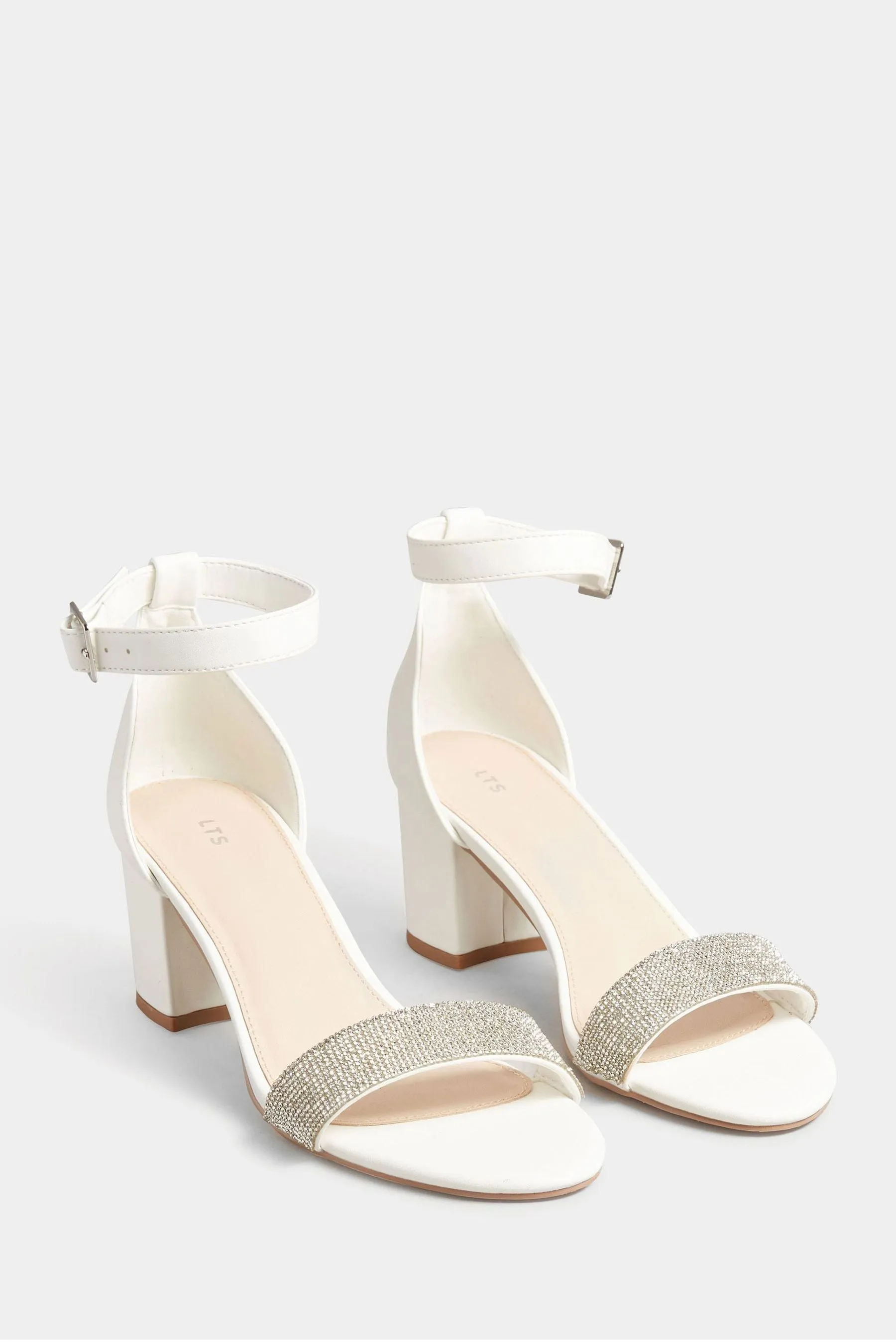Long Tall Sally - Sandali con tacco largo e strass