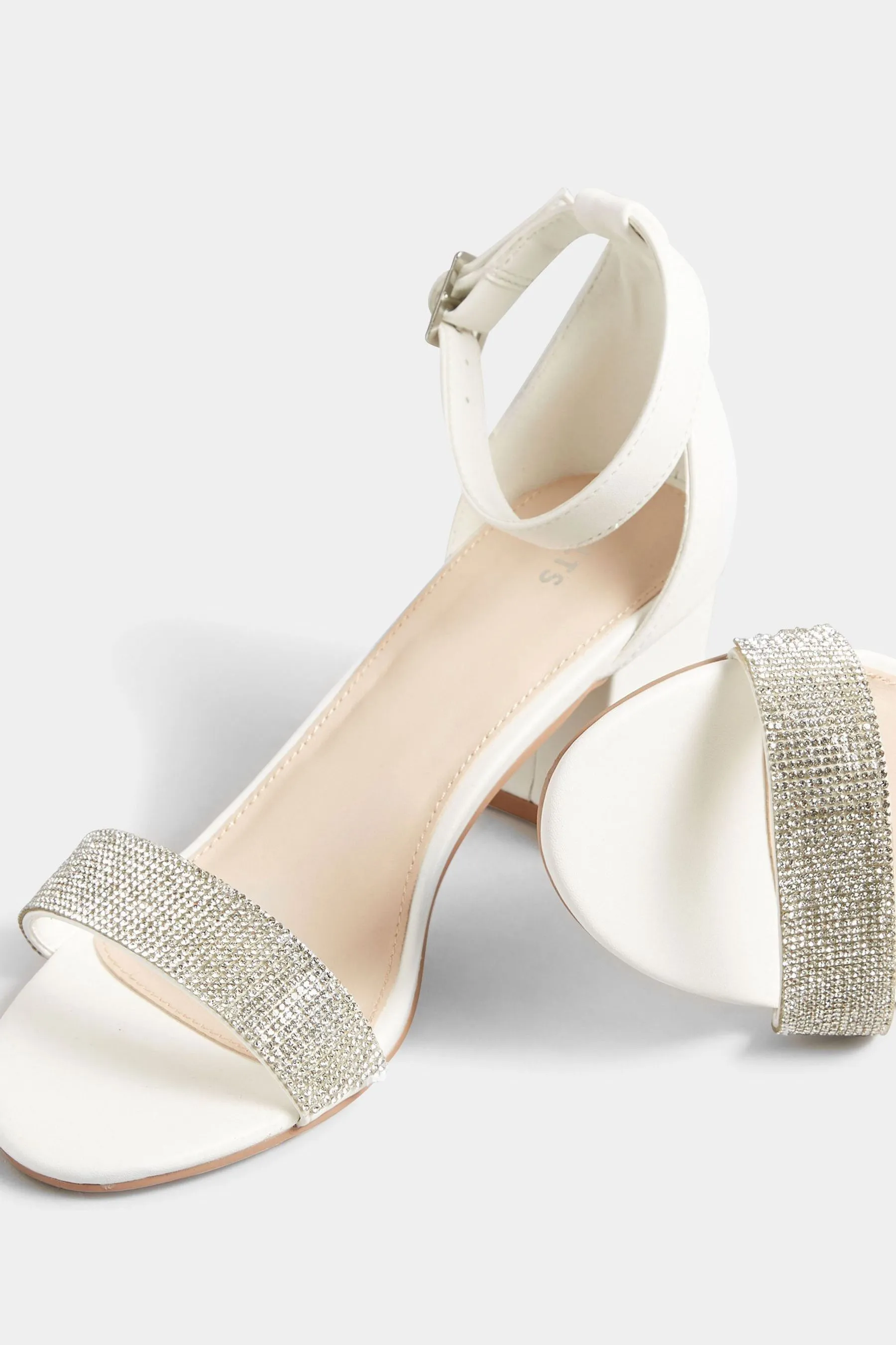 Long Tall Sally - Sandali con tacco largo e strass