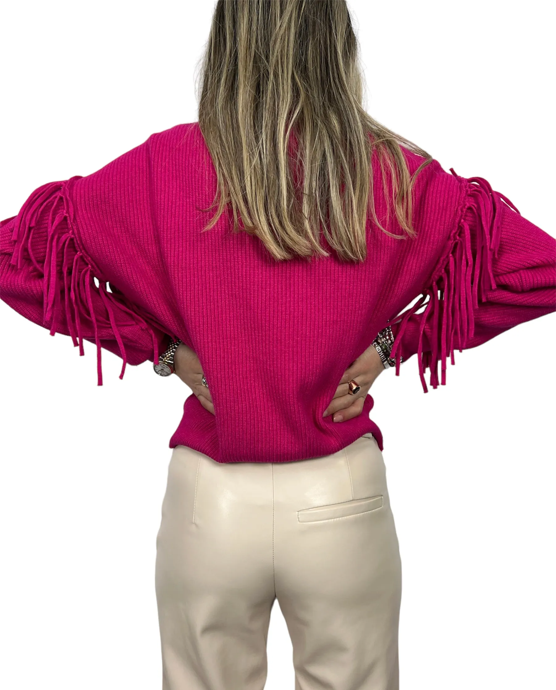MAGLIA COLLO ALTO FRANGE