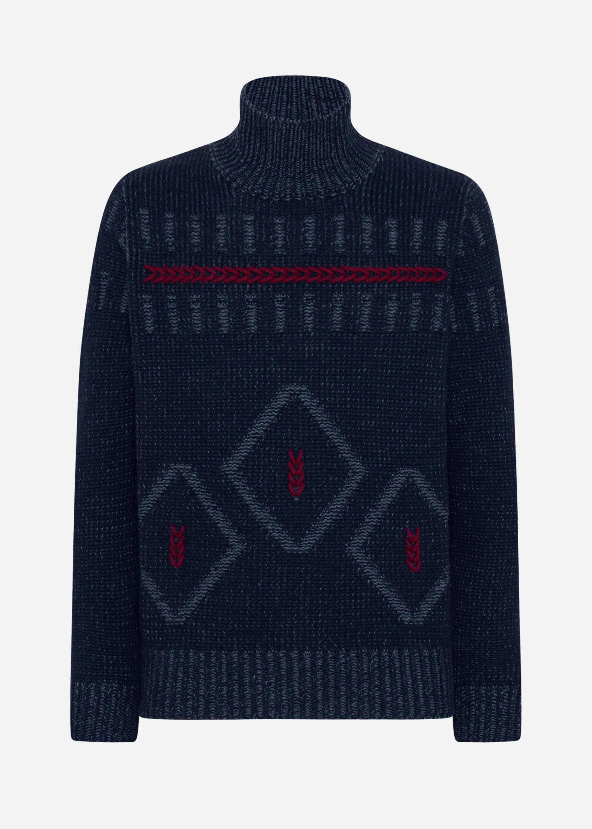 Maglia collo alto in cashmere